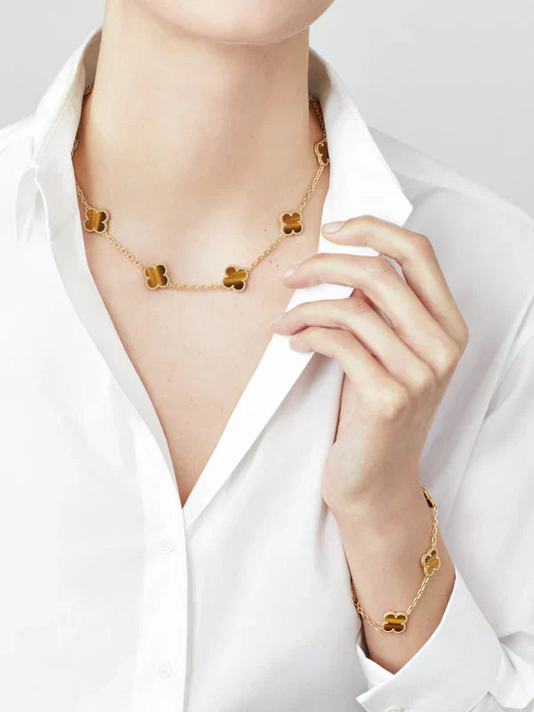 CLOVER | 10 Motif Tiger Necklace