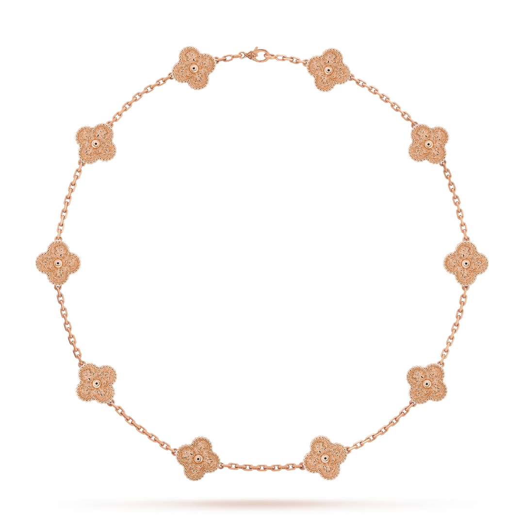 CLOVER | 10 Motif Pink Necklace