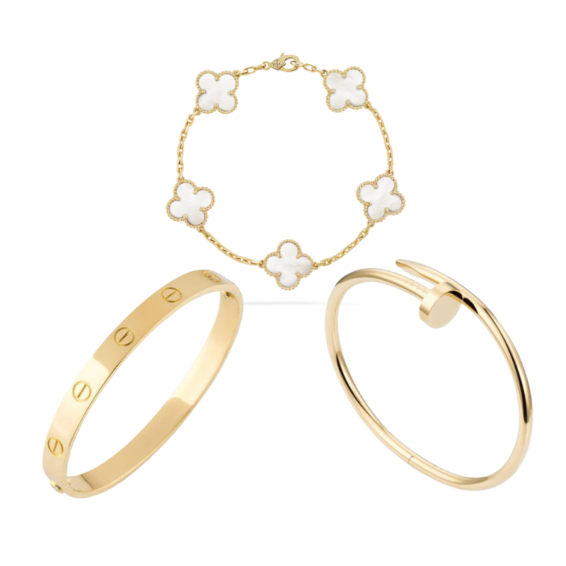 3-Delta Bracelet Set "Ellen"