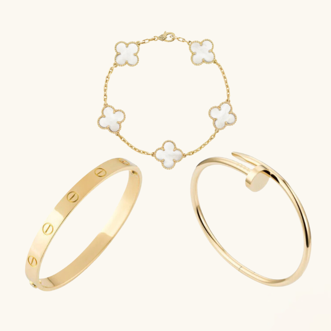 3-Delta Bracelet Set "Ellen"