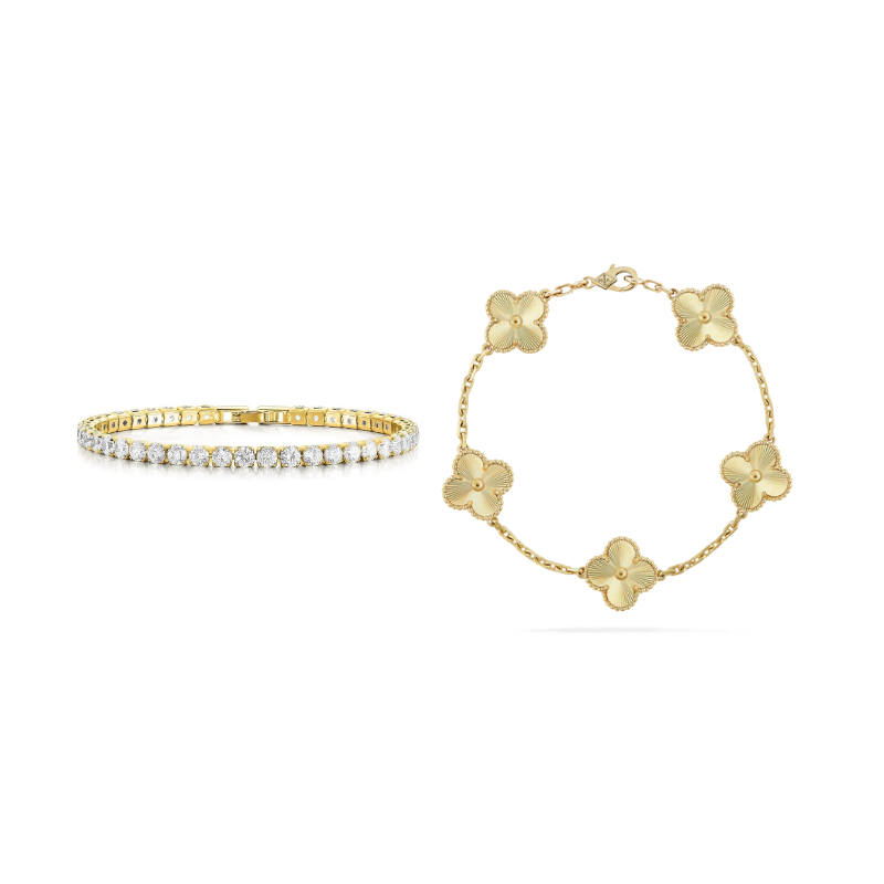 2-piece bracelet set "Uno"