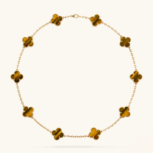 CLOVER | 10 Motif Tiger Necklace