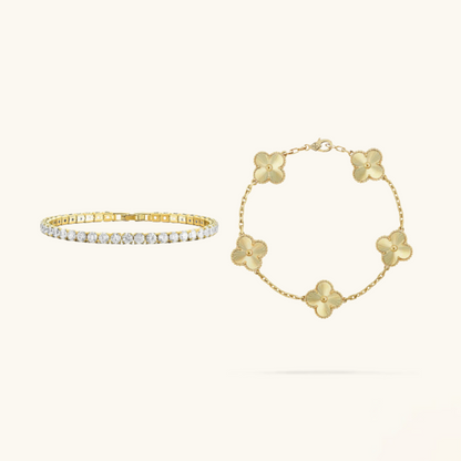 2-piece bracelet set "Uno"