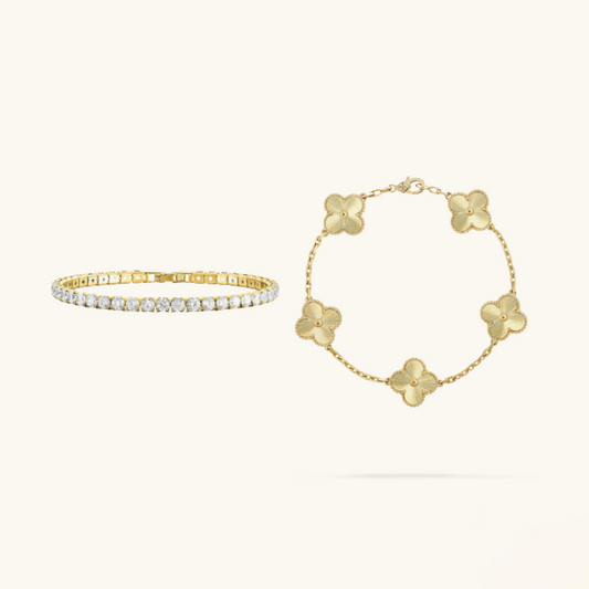 2-piece bracelet set "Uno"