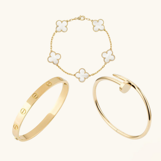 3-Delta Bracelet Set "Ellen"