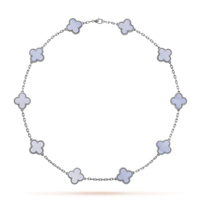CLOVER | 10 Motivational Purple Necklace