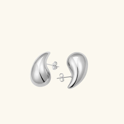 Sandra Tear-Shaped Gold Earrings
